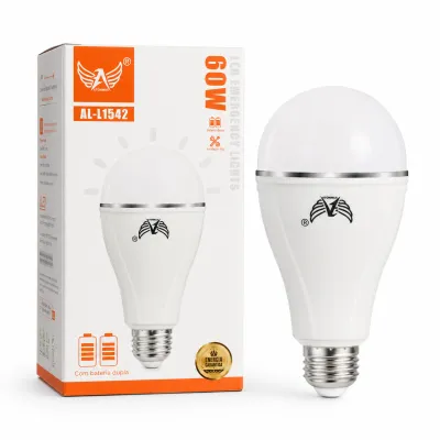 Lâmpada LED 60W E27 branca da marca Al, modelo AL-11542