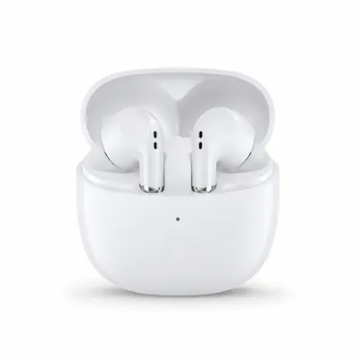 Fone de ouvido Bluetooth A GOLD, cor preto/branco, modelo FN-BA39, design portátil, ideal para esportes e uso diário.