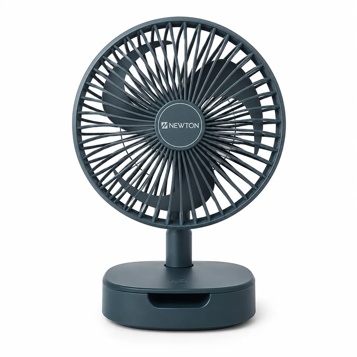 Ventilador Mini NEWTON, ventilador de mesa portátil, design silencioso, 5 velocidades ajustáveis