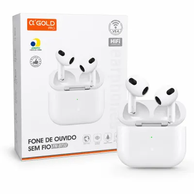 Fone de Ouvido α GOLD PRO FN-BT10 Sem Fio Bluetooth HiFi