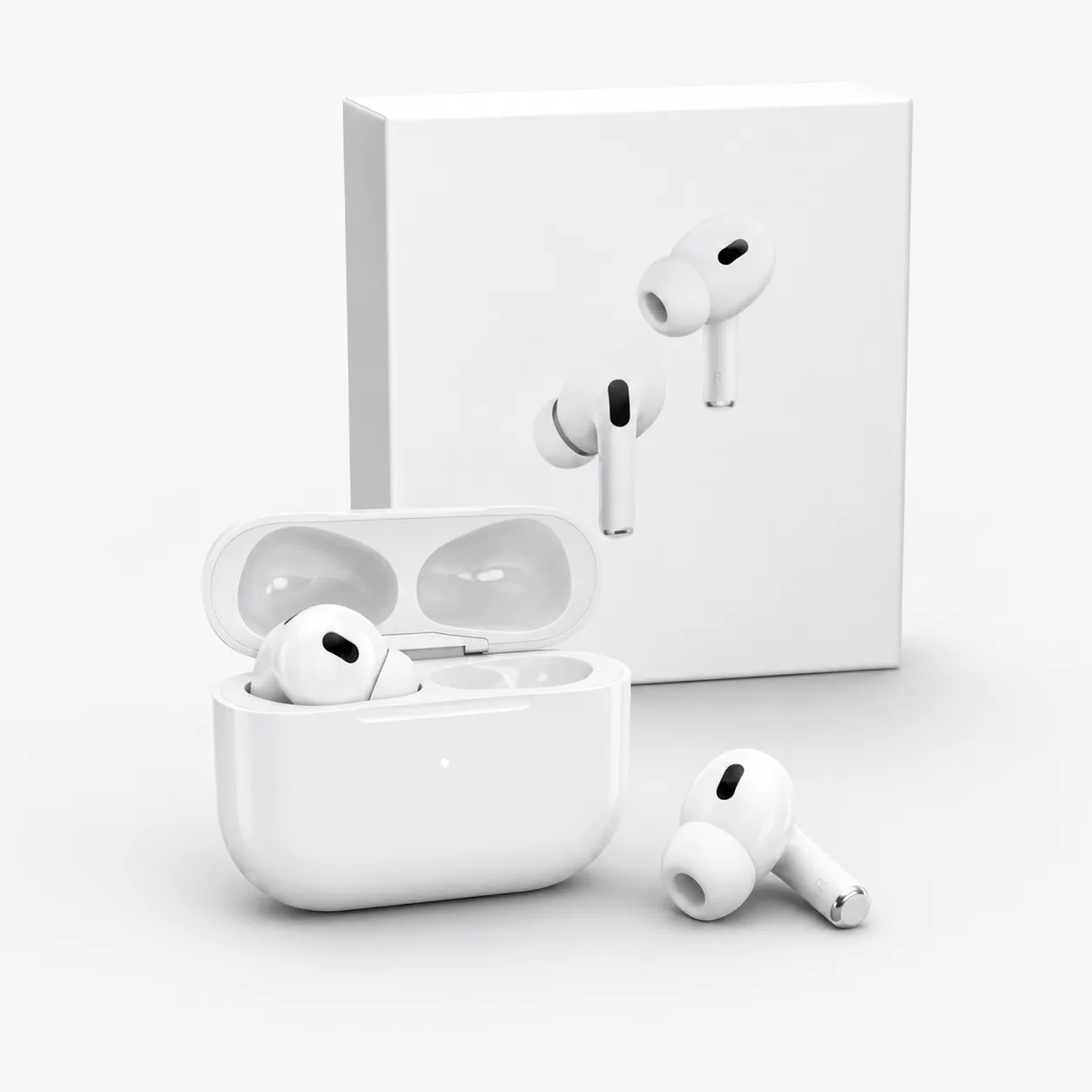 Fones de ouvido Bluetooth, Apple AirPods Pro, cancelamento ativo de ruído, branco