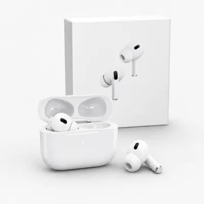 Fones de ouvido Bluetooth, Apple AirPods Pro, cancelamento ativo de ruído, branco