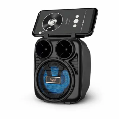 Caixa de som Bluetooth sem fio 8W, estéreo portátil, compatível com celular, design moderno