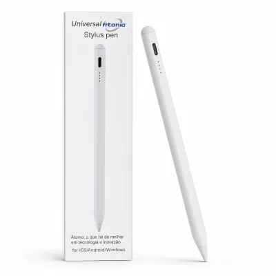 Caneta stylus universal, compatível com iOS/Android/Windows, escrita precisa, leve e portátil