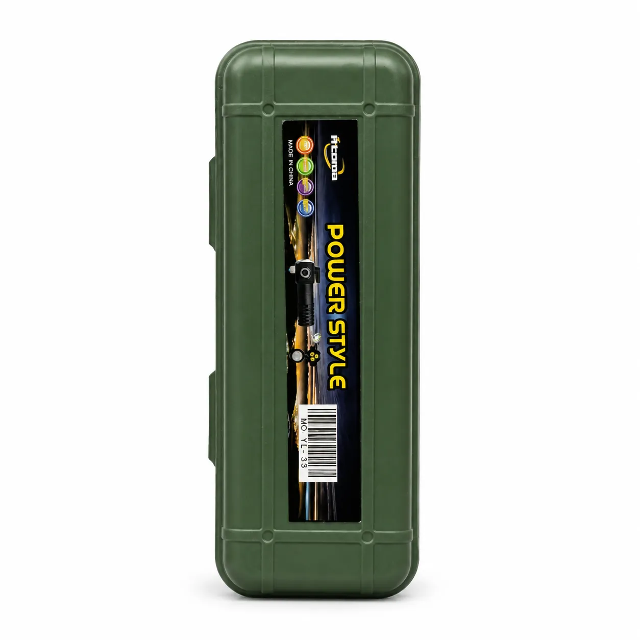 Caixa de ferramentas POWERSTYLE, verde, portátil, ideal para uso doméstico e profissional