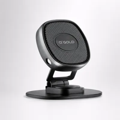 Suporte para celular veicular, marca α GOLD, compatível com diversos celulares, ideal para navegação e chamadas