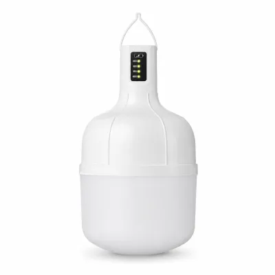 Atomo 38W Lâmpada LED Portátil Recarregável, Bateria de Lítio 18650, 4000mAh, para Iluminação Externa