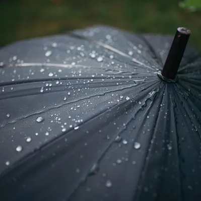 Guarda-chuva portaria reforçado fibra dupla