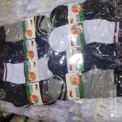 Meias esportivas da marca AE, unissex, em cores mistas, confortáveis e respiráveis, adequadas para uso diário