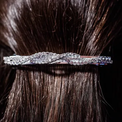 Presilha de strass 8 cm
