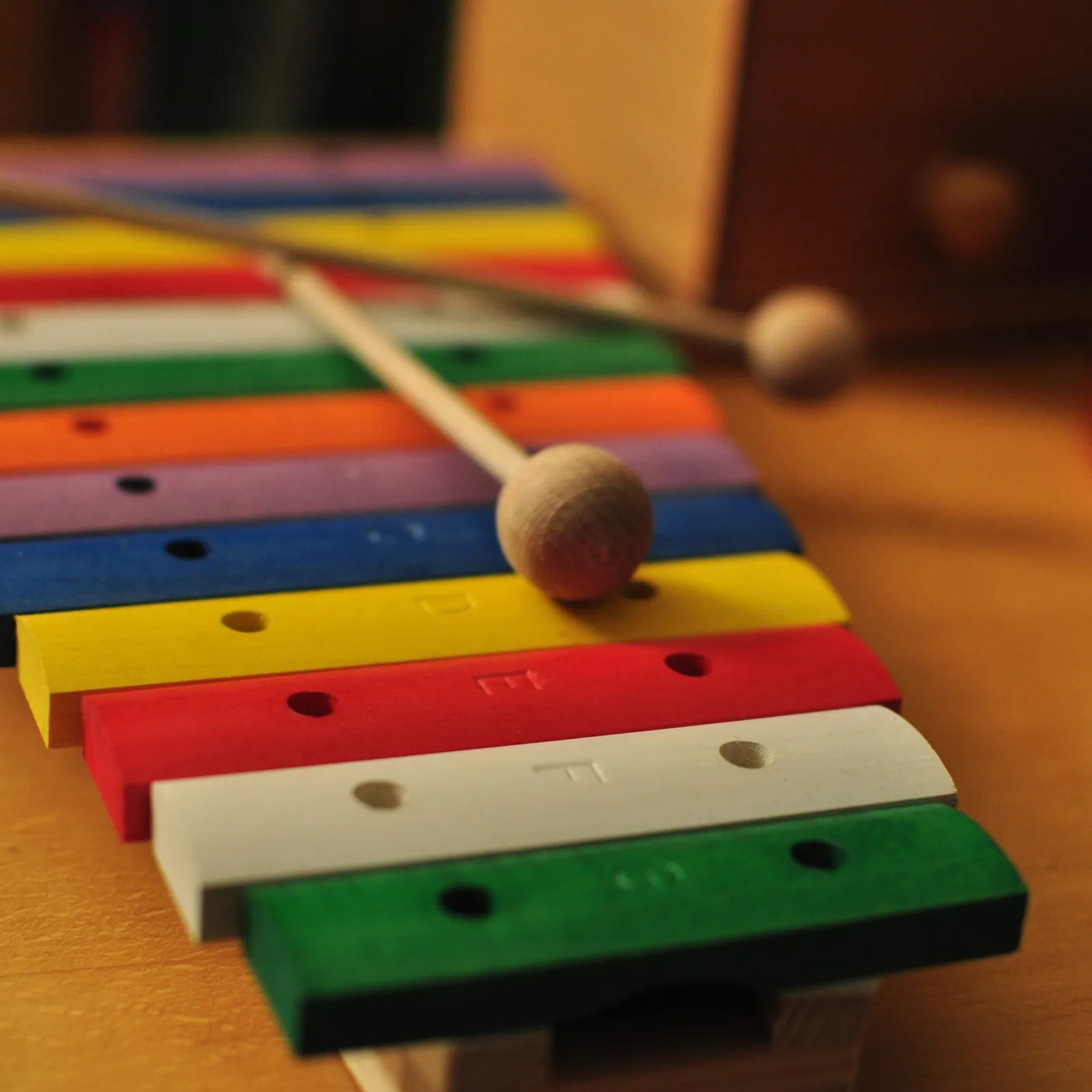 Xilofone infantil de madeira 8 notas