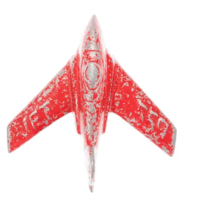 Avião a jato de metal 15 cm