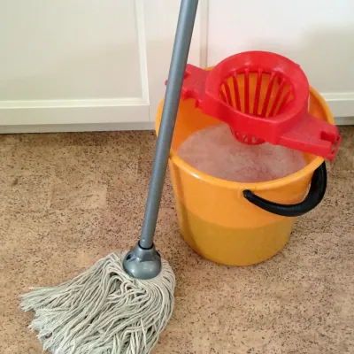 Mop de algodão com cabo 1,30 m