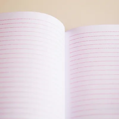 Caderno A5 pautado 80 folhas