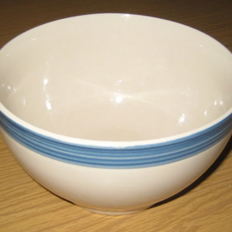 Tigela de cerâmica listrada 15 cm
