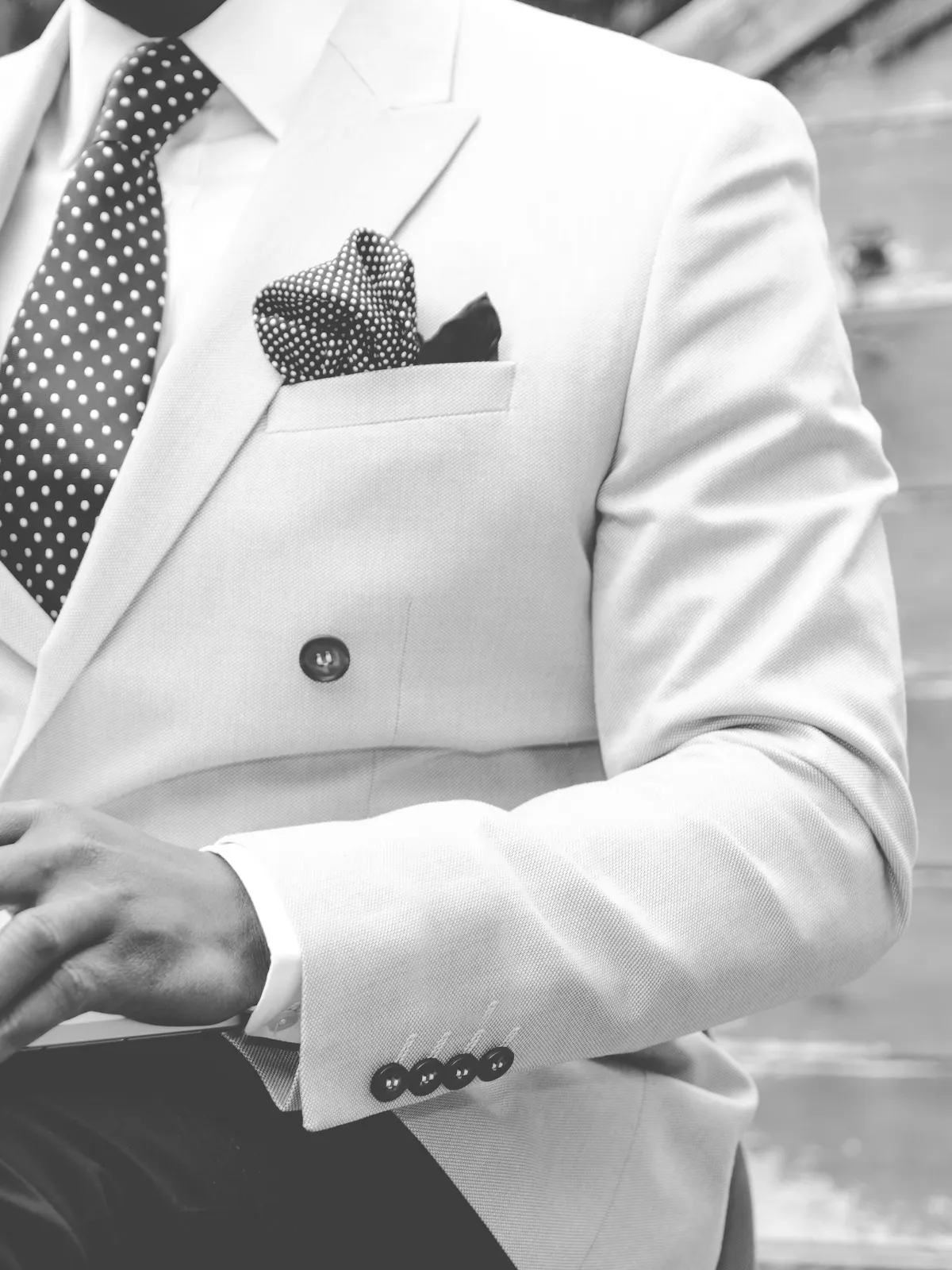 Blazer de alfaiataria off-white