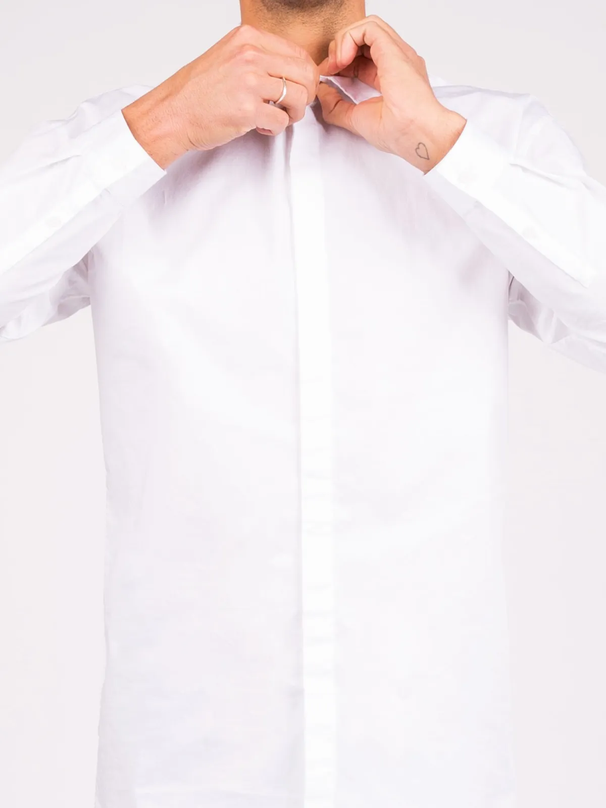 Camisa social de algodão