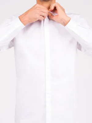 Camisa social de algodão