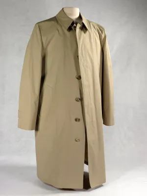 Trench coat clássico de gabardine