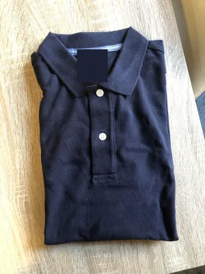 Polo piquê de algodão
