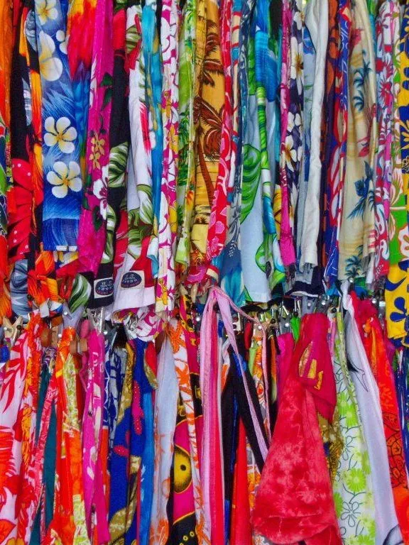 Canga estampada tropical 1,60 m
