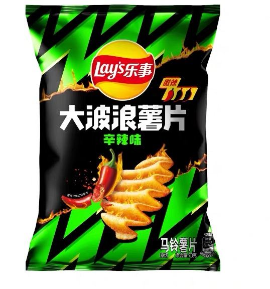 乐事大波浪薯片辛辣味70g