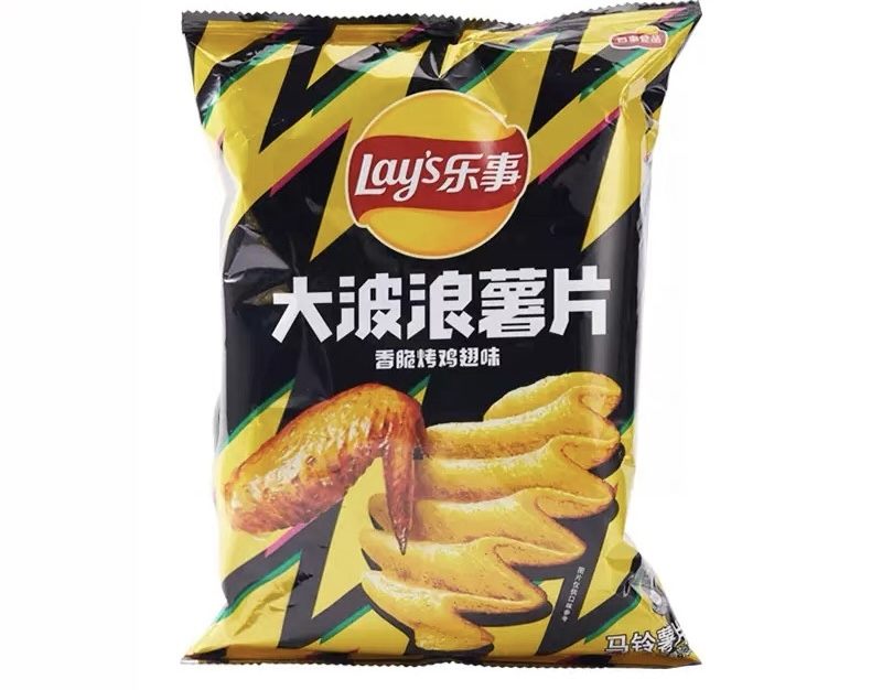 乐事大波浪薯片烤鸡翅味70g