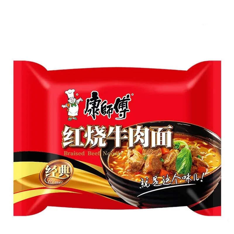 康师傅红烧牛肉面袋装