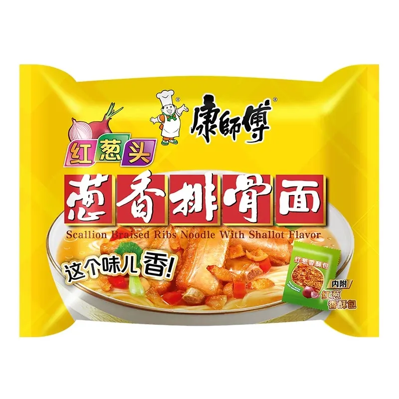 康师傅葱香排骨面袋装