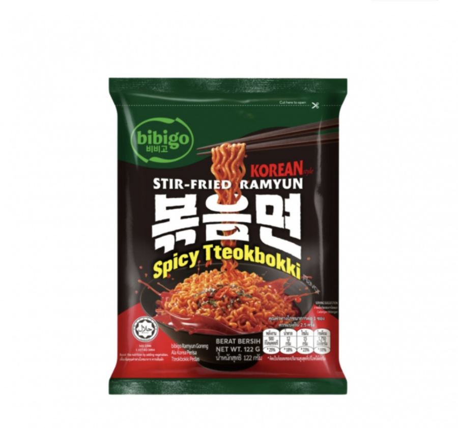 韩国bibigo辣炒年糕风味拉面