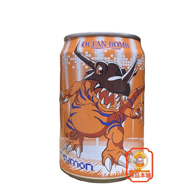 OCEAN BOMB联名气泡水黄金柚味