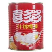 喜多多什锦椰果罐头850g