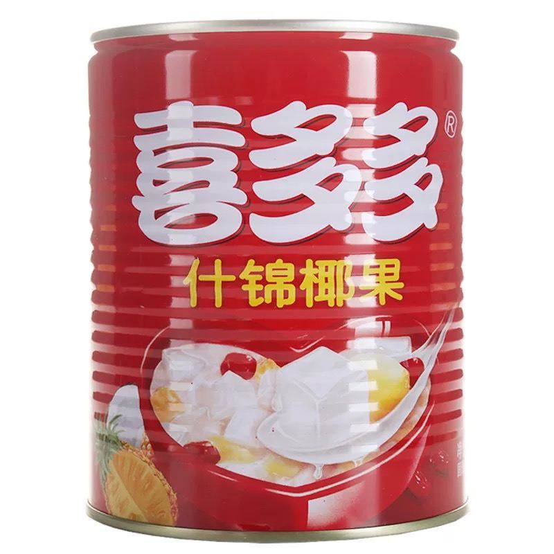 喜多多什锦椰果罐头850g