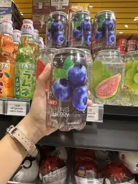 韩国OKF气泡水蓝莓味