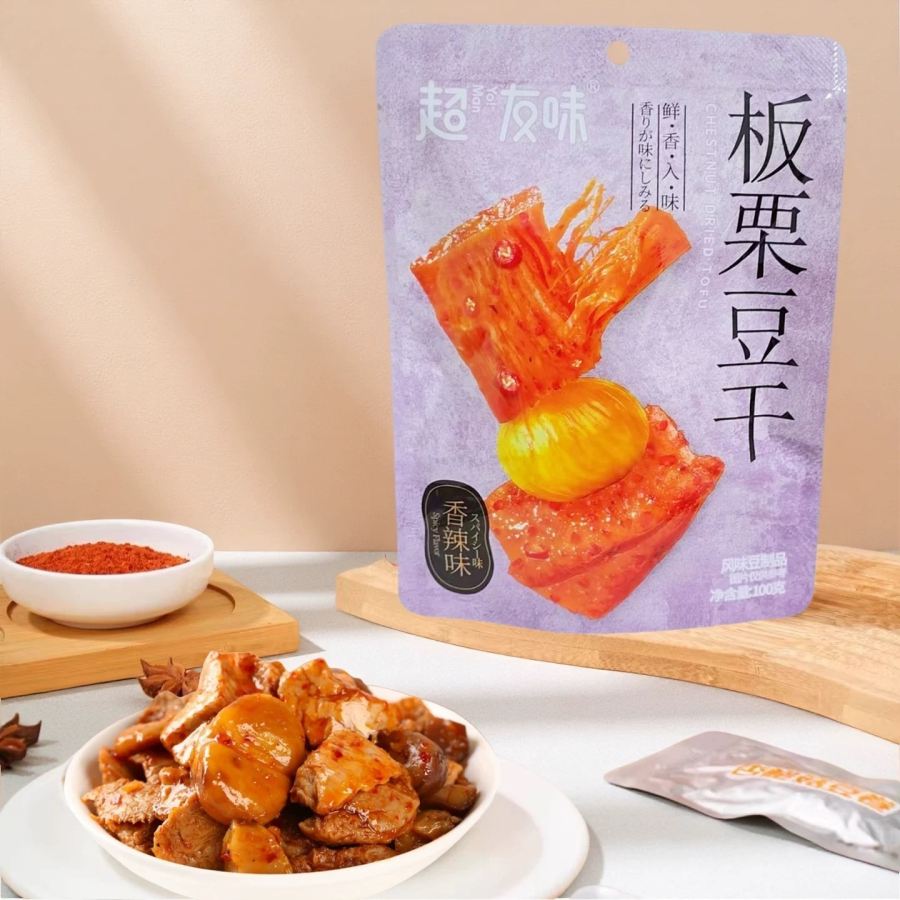 超友味板栗豆干香辣味