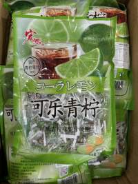 宏源可乐青柠味果汁硬糖500g