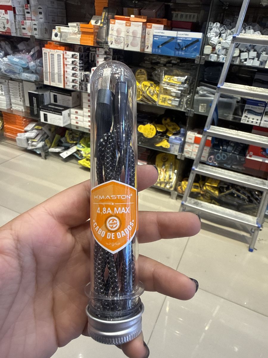 Cabo USB 1m TUBO TC V8 IOS 数据线 1米