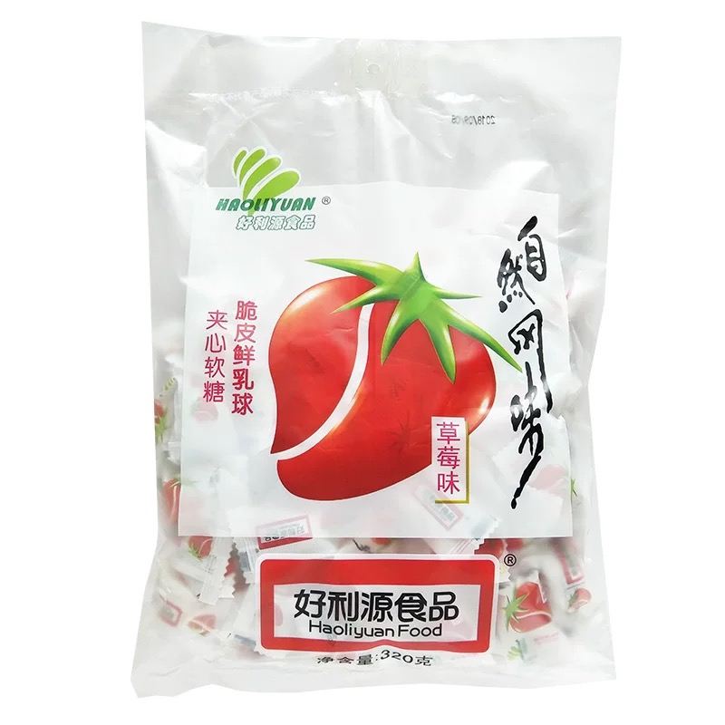 好利源夹心软糖草莓味320g