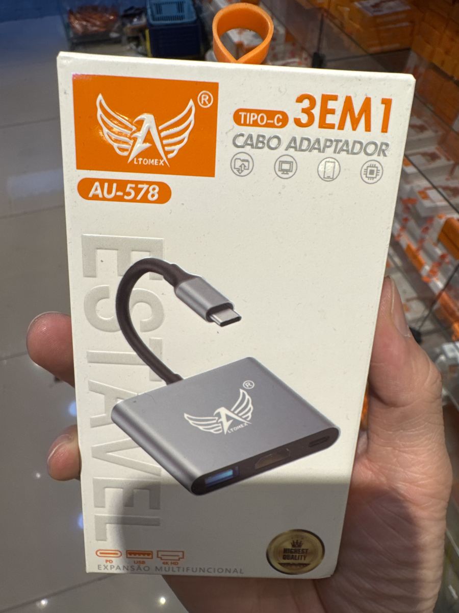 A品牌 3合1 USB-C适配器 AU-578 多功能扩展器