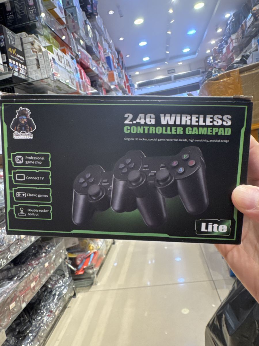 无线游戏手柄 2.4G 适用于电视游戏 黑色 Lite