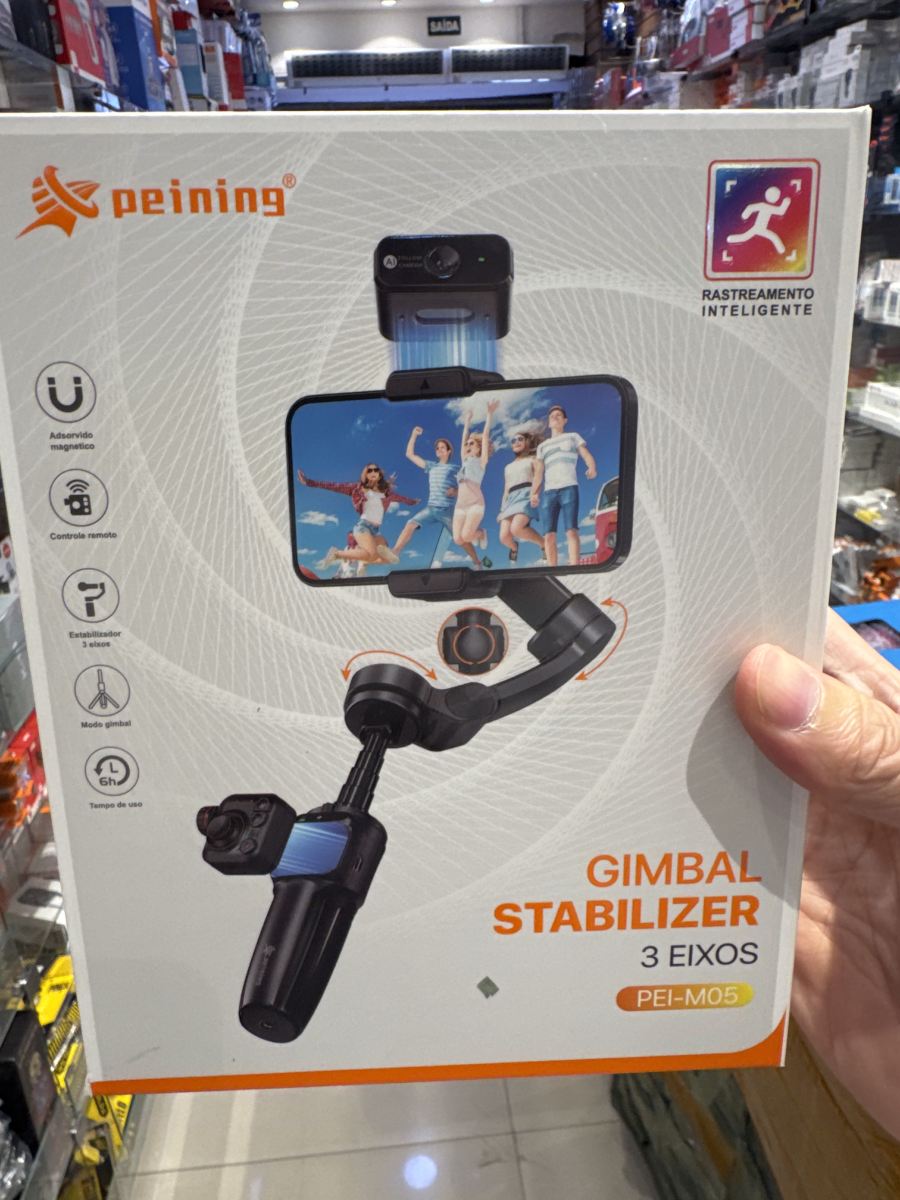 peining 3轴手机稳定器 PEI-M05，智能追踪，适用于拍摄和直播