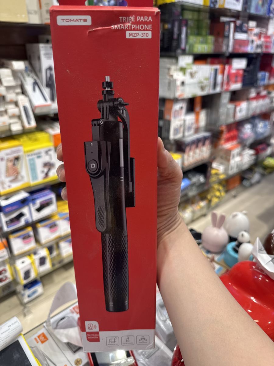 TOMATE手机三脚架 MZP-310，便携式，黑色，适用于各种手机
