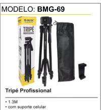 B-MAX 专业三脚架 BMG-69，1.3米，带手机支架，便携收纳袋