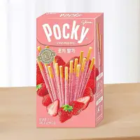 韩国海太pocky草莓味涂层饼干棒