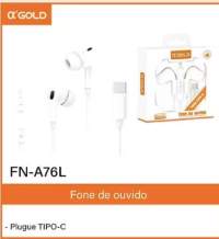 α GOLD FN-A76L Type-C 有线耳机，白色，适用于手机