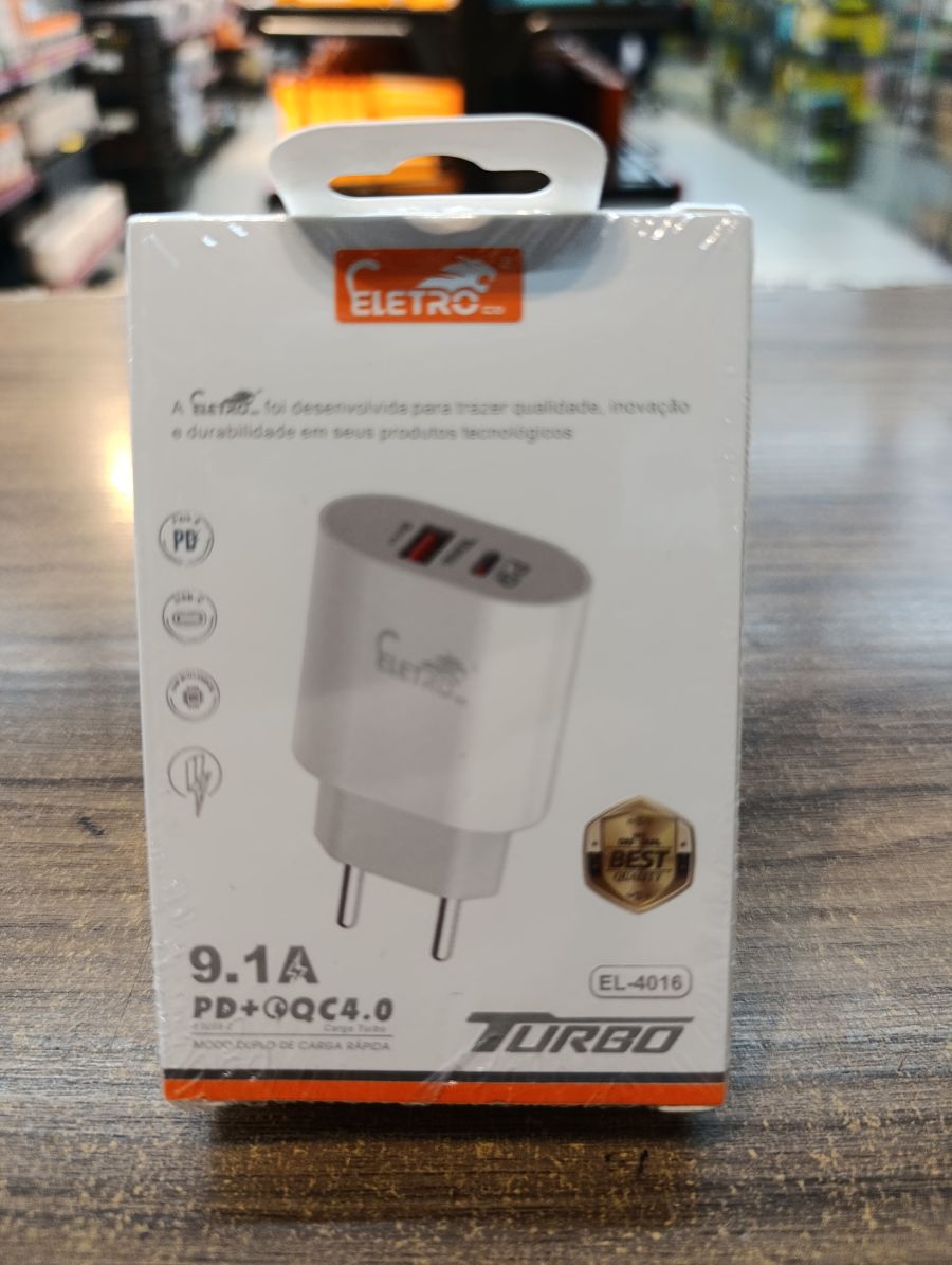 ELETRO 9.1A 快充充电器，支持PD+QGC4.0，型号EL-4016