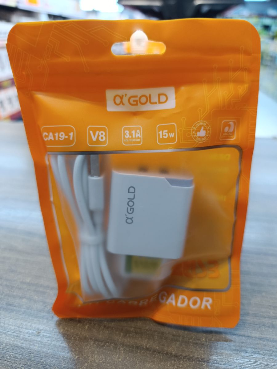 α GOLD CA-19-1 V8 15W快充充电器，3.1A，适用于多种设备