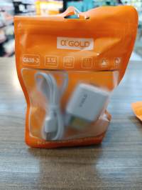 α GOLD CA38-3 快充充电器 3.1A USB 适配器