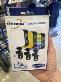Atomo 便携式 LED 灯，型号 MO-AY-83，150° 可调，三种颜色