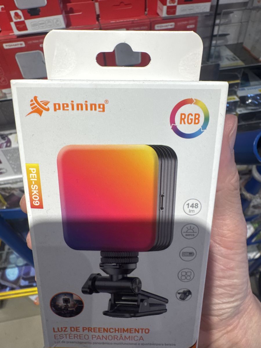 peining RGB立体声全景补光灯，148流明，适用于摄影和视频